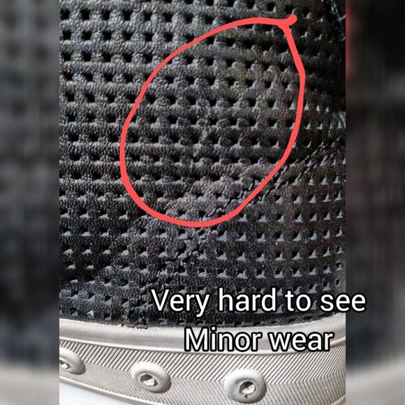 Rag & Bone Standard Issue Perforated Black Leather High-top Sneakers - Picture 9 of 11